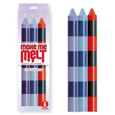 Icon Brands The 9's Make Me Melt Drip Candles 3 Pack Passionettes - - Bath and Intimate Fragrances